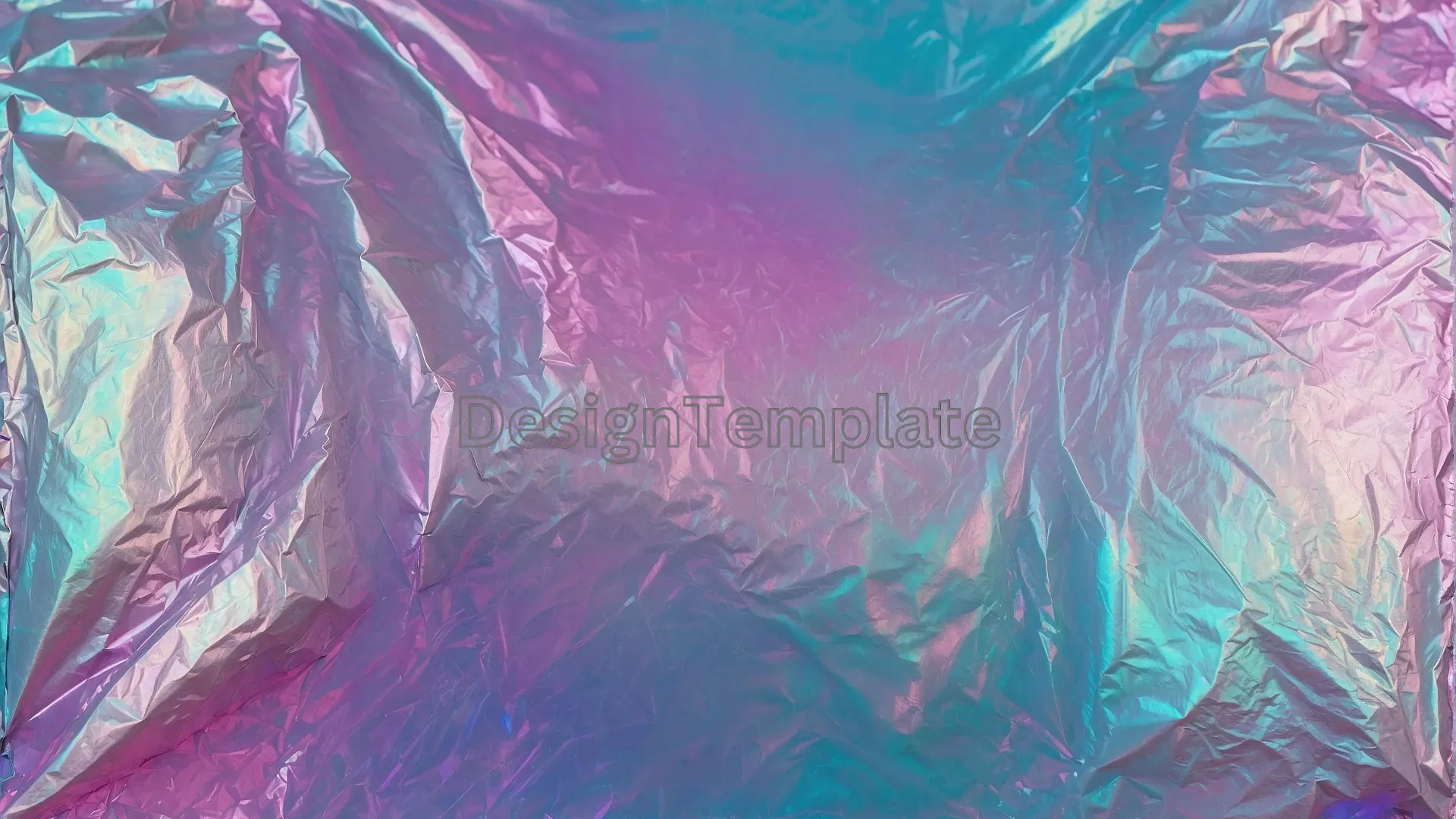 Luminous Folds Rainbow Foil Background Image image